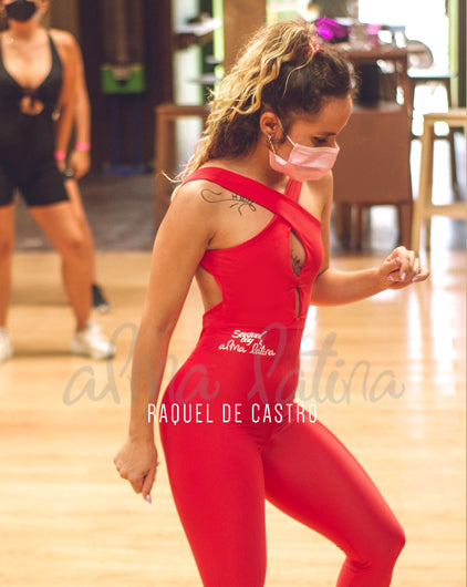 Sensual Day Red Jumpsuit