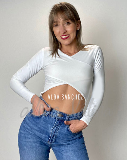 Body Soberbia blanco by Alba Sánchez