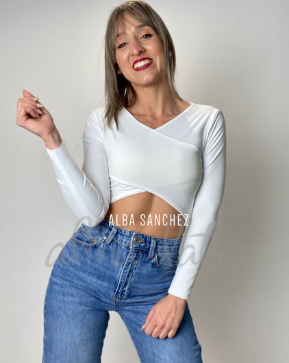 Body Soberbia blanco by Alba Sánchez