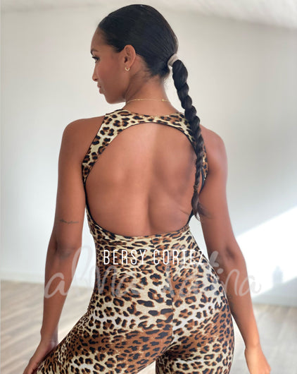 Yemayá Animal Print Jumpsuit