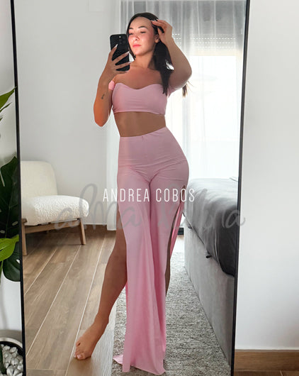 Pantalón Alma Open Rosa Bebé