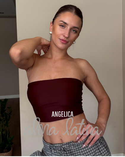 Top Bustier Marrón