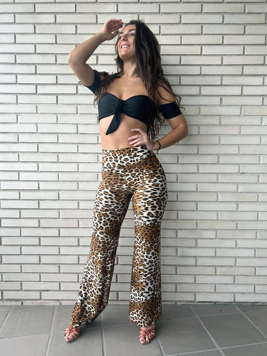 Pantalón Alma Leopardo