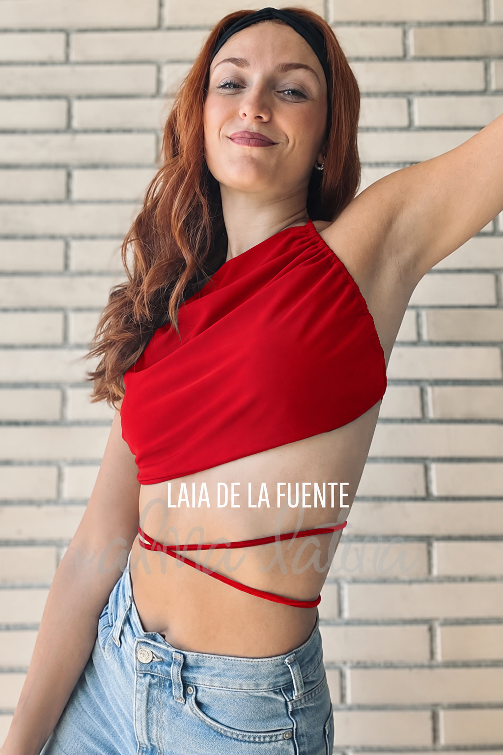 Top Guajira Corto Rojo