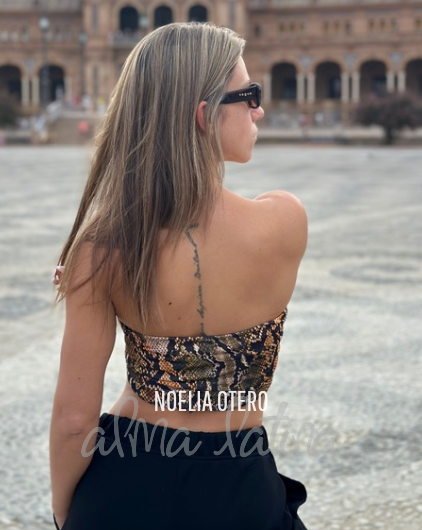 Top Bustier Serpiente