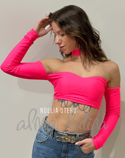 Top Aura Rosa Flúor