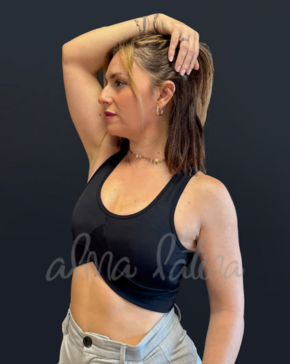 Black Wrap Top