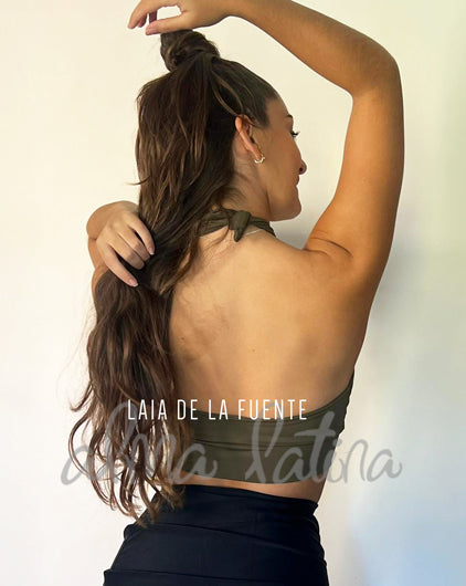 Top Sensual Day Verde Militar