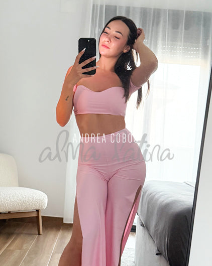 Pantalón Alma Open Rosa Bebé
