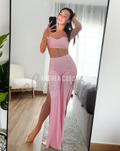 Pantalón Alma Open Rosa Bebé