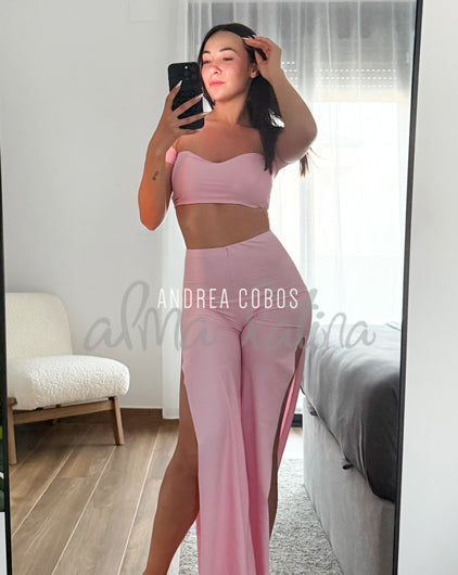 Pantalón Alma Open Rosa Bebé