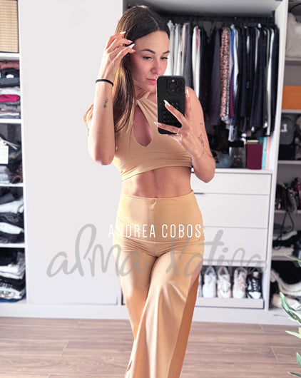 Pantalón Alma Open Beige