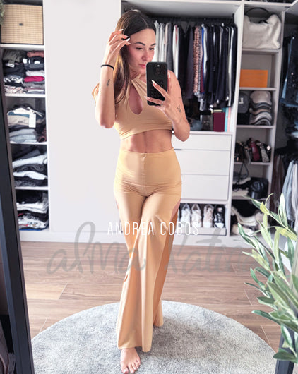Pantalón Alma Open Beige