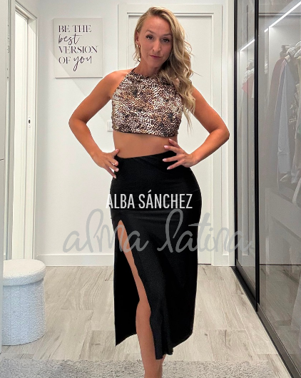 Falda Atenea Negra