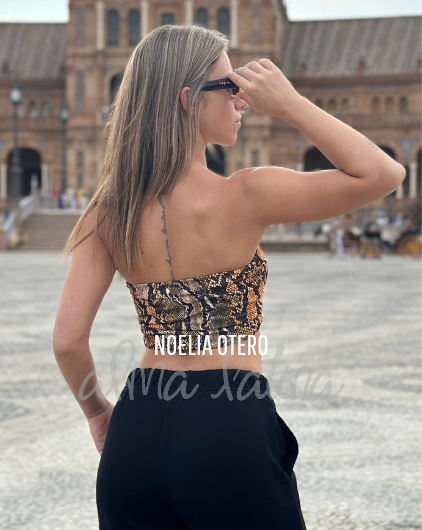 Top Bustier Serpiente