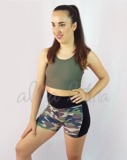 Short Militar Verde