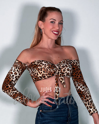 Top Aura Leopardo