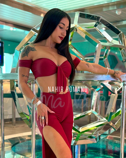 Top Aura Light Burdeos