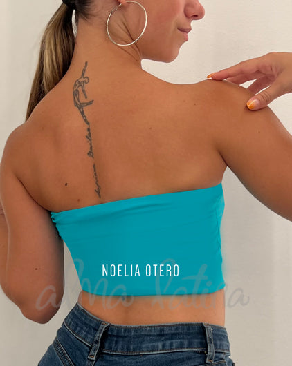 Top Bustier Aguamarina