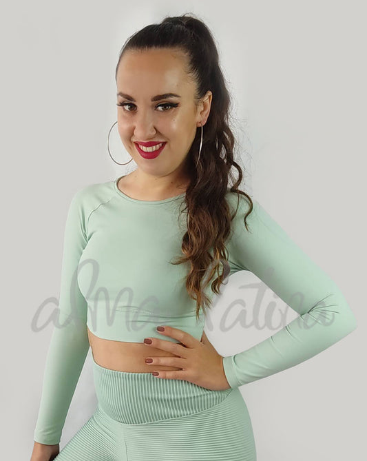 Top Carmen Verde Menta